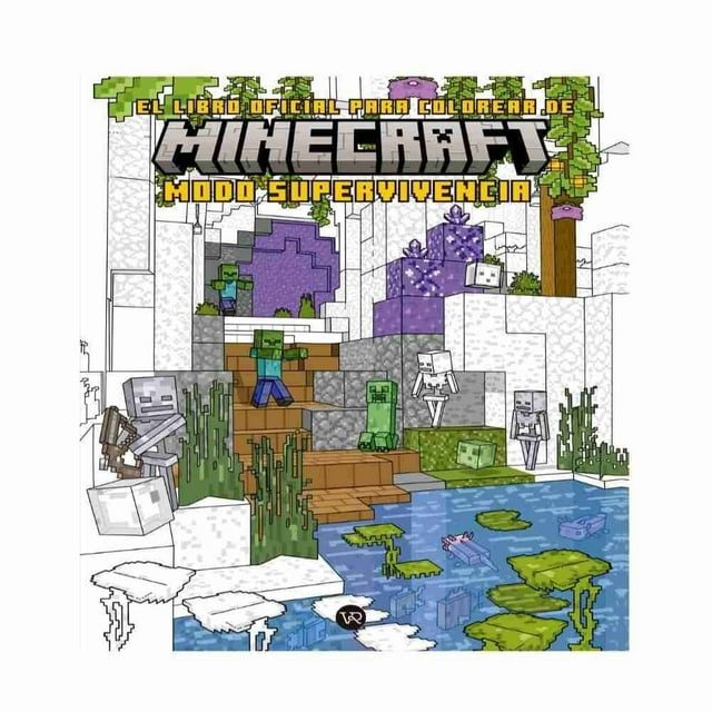 Minecraft. el libro oficial para colorear modo supervivencia VR Editoras Vr Editoras