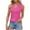 Hot Pink, variant on Njoeus Womens V Neck Lace Tank Tops Dressy Camisole Eyelet Embroidered Tops Sleeveless Shirts Trendy Blouse Summer Clothes S-XXL