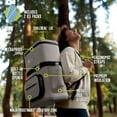 thumbnail image 6 of Ninja Outdoor FrostVault Go 24-Can Soft Cooler with Cold Dry Zone, Birch Beige - FF124CS, 6 of 17