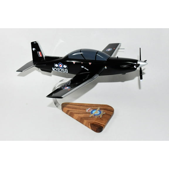 Beechcraft® T-6C Texan II, Royal New Zealand Air Force, 16 inch Mahogany Model