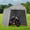 grey, variant on TEQIN Portable Outdoor Storage Shelter With Roll-Up Zipper Door & Vent, 240g Heavy-Duty Shelter Waterproof PE Tarp, Uv-Resistant Carport Tent Shed For Motorcycle, Firewood, Tools 6x8 Ft/7x12Ft