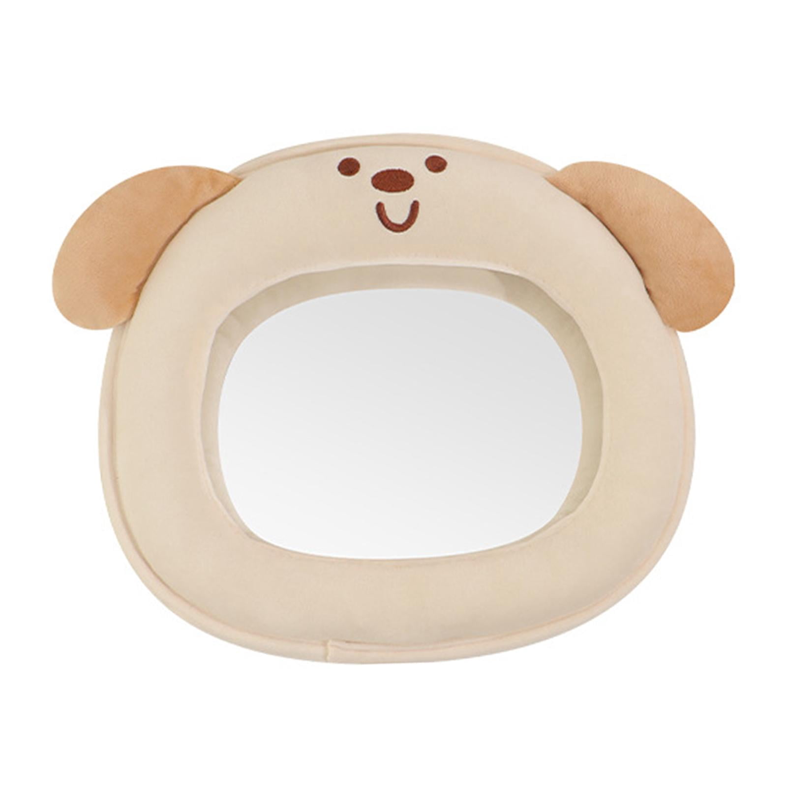 Infant Car Mirror Baby Car Mirror Essentials Premium Rear Facing Clear View Plush Material for Newborns and Parents