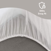 Nestl Deep Pocket 100% Waterproof Mattress Protector Queen, Bed Bug Protection Mattress Cover Fits Mattresses Up to 21 inch