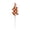 Orange, variant on Christmas Picks, 15-Piece Realistic Glitter Berry Branch Picks, Shed-Free Foam Berries on Bendable Wires, 9.06 Inch Artificial Christmas Decor for Home, Wedding Centerpieces, Wreath Making