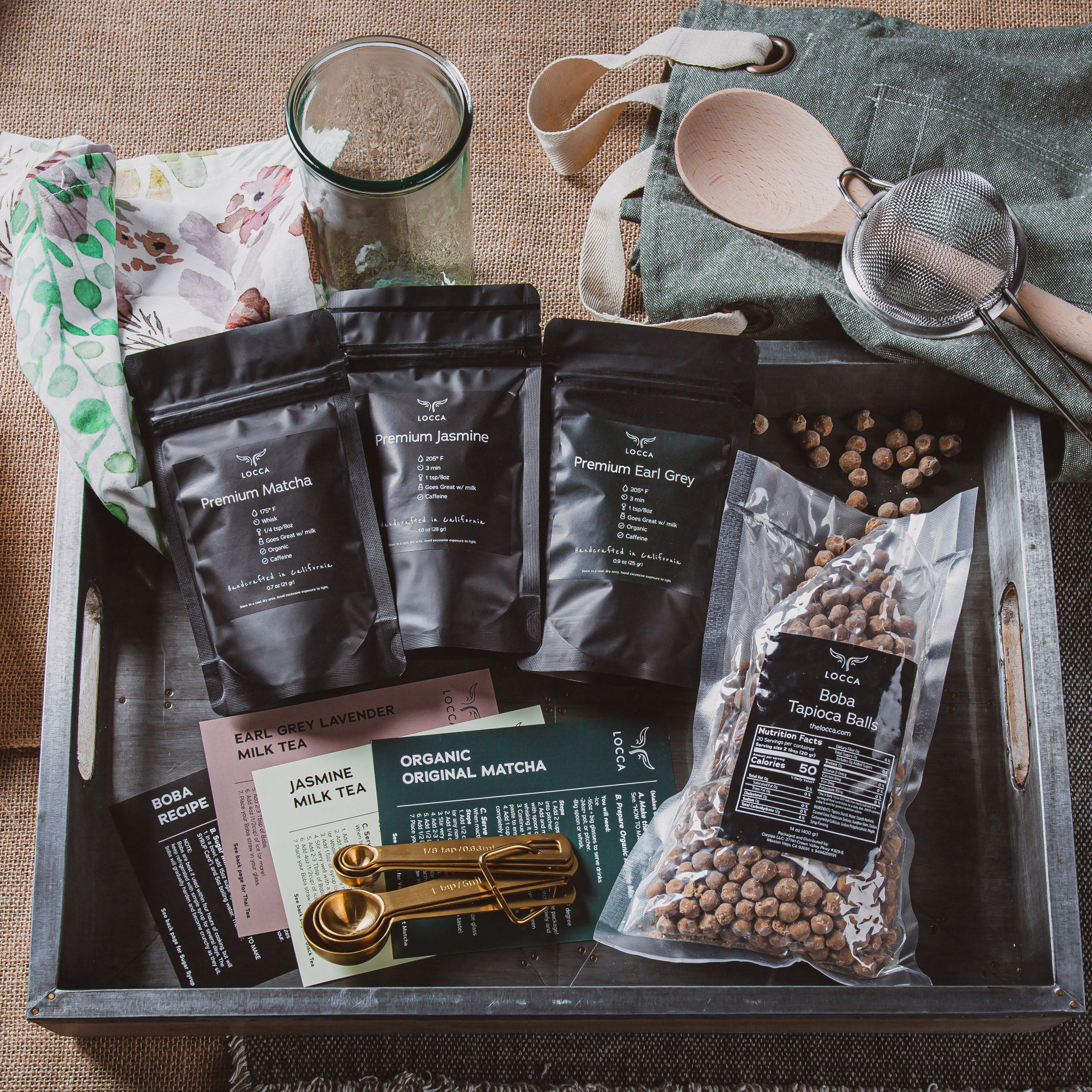 Locca Boba Tea Kit | Daily Joy | Premium Bubble Tea | Up To 24 Drinks