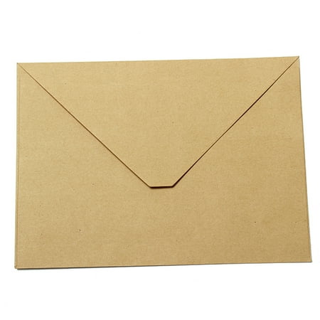 envelopes kraft christmas 50x recycled greeting c6 retro cards natural brown