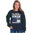 thumbnail image 4 of Retro NASA Deep Space Exploration Sweatshirt for Men or Women Brisco Brands S, 4 of 6