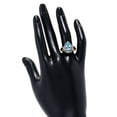thumbnail image 5 of 925 Sterling Silver Sky Blue Topaz,Rhodolite Garnet Ring, 5 of 5