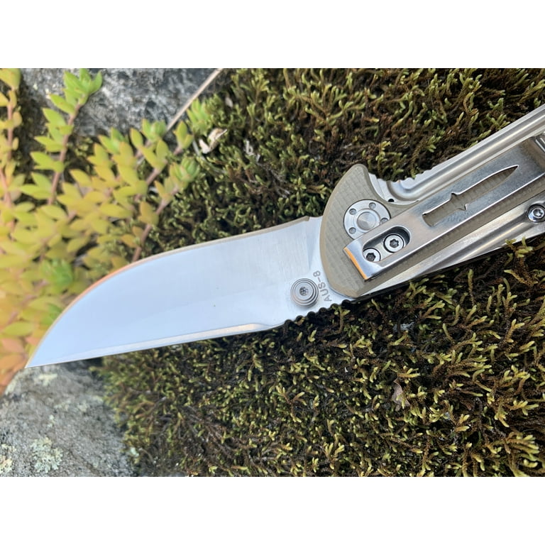 タイムセール　ポケットクリッター　おおかみ Case Smooth Kelly Green Curly Oak Mini Trapper Pocket Knife 3.5