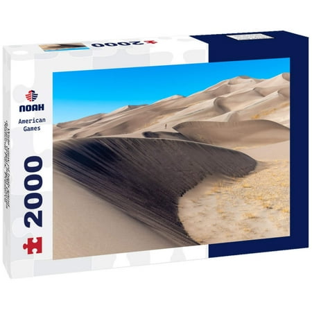 Wide view of high sand dunes, Great Sand Dunes National Park, Preserve Colorado, USA 2000pc Puzzle