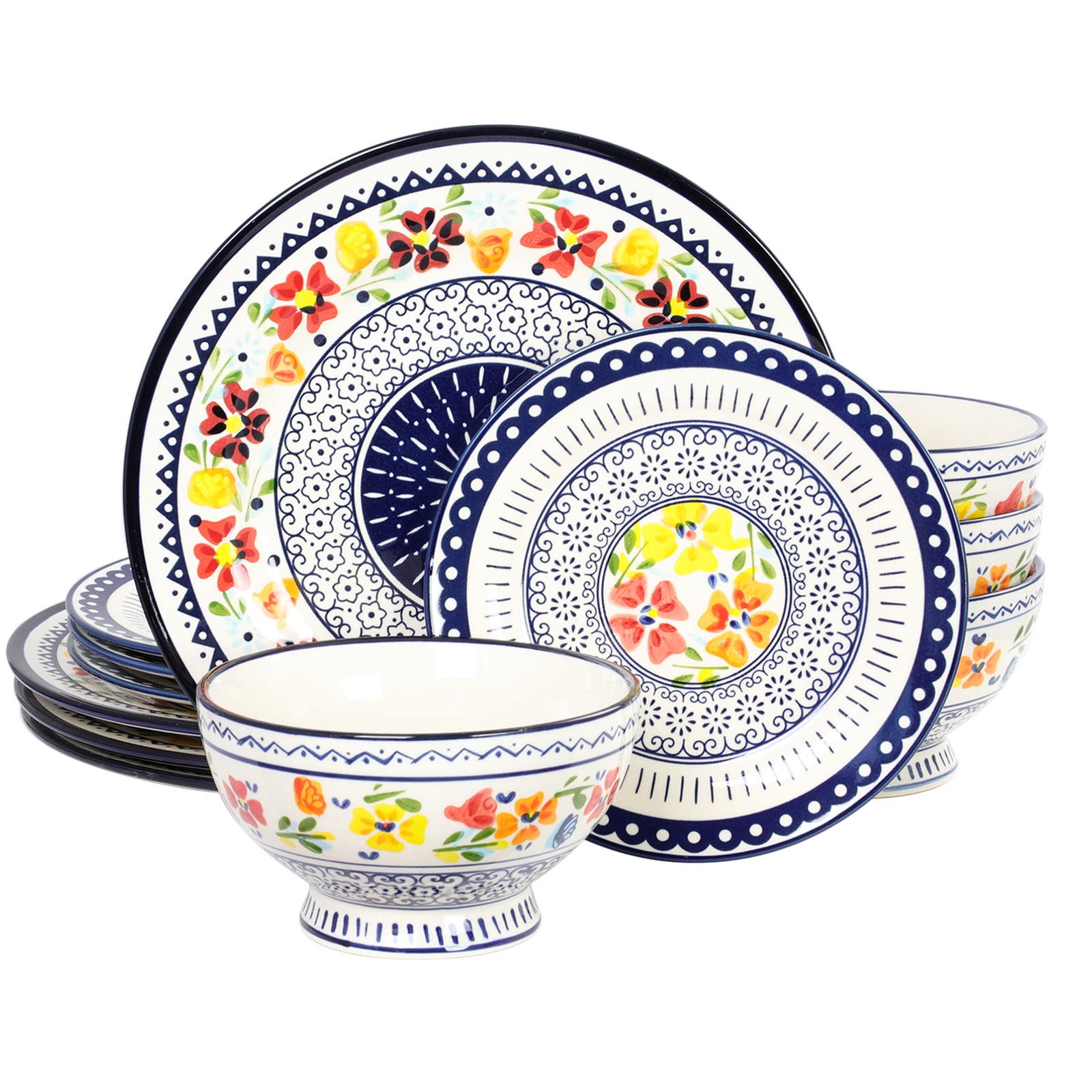 12 Piece Dinnerware Set - Walmart.com