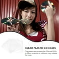 thumbnail image 3 of 4pcs CD Packing Cases Plastic CD Boxes DVD Carrying Cases DVD Storage Cases, 3 of 8