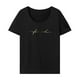 thumbnail image 1 of Camiseta básica de verano con cuello redondo para mujer, camiseta básica elegante para viajar y acampar SG, 1 of 7