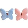 thumbnail image 3 of Almohada de Sofá de mariposa de felpa Yuarrent azul 40cm, 3 of 6