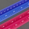 thumbnail image 4 of Triangular Drafting Scale 320mm Engraved Aluminum Alloy Precise Tool, 4 of 9