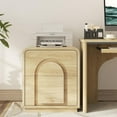 thumbnail image 5 of Bestier Modern Natural Nightstand with 2 Drawers,Boho End Table Beside Table with Charging Station for Bedroom Living Room, Home Office, 5 of 9