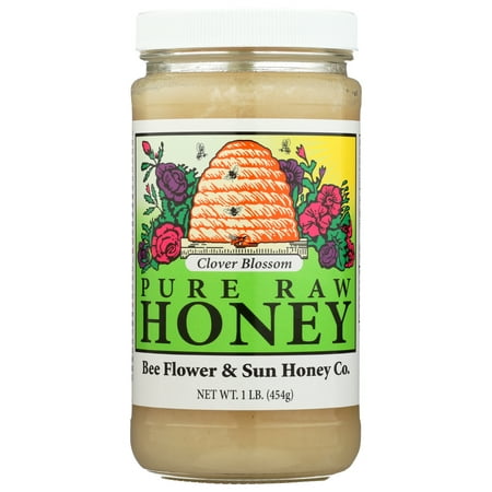 Bee Flower And Sun Honey - Clover Blossom, 16 Oz