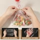 thumbnail image 3 of Uxcell 100 Contar Bolsas de Regalo Transparentes, Bolsas de Galletas de San Valentín Blancas 11.8" x 7.9", 3 of 6