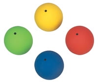 Sportime Elementary PVC Shot Puts, 14 and 17.6 Ounce, Assorted Colors, Set of 4