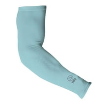 TUFF Arm Sleeves for Men Women -Tattoo Cover up Sleeves to Cover Arms, Sun Protection - Perfect for Cycling Golf Running Driving (Sky Blue)