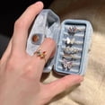 thumbnail image 2 of Summer Hot-Selling Colorful Zircon and Mother-of-Pearl Butterfly Ring for Women - Exquisite, Unique, and Adjustable Open Design - New Arrival High-End Elegant Jewelry, 2 of 9
