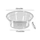 thumbnail image 3 of Bañera de lavabo de plástico | Cuenca redonda clara y engrosada | Cuenco portátil para remojo y limpieza facial, baño de pies, cocina, baño | 9x6,6x3,5 pulgadas | 1 Pieza | Recipiente de plástico, 3 of 6