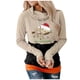 thumbnail image 1 of Sudadera con capucha para mujer con estampado de manga larga informal suelta para Navidad Fridja  fksj3254, 1 of 5