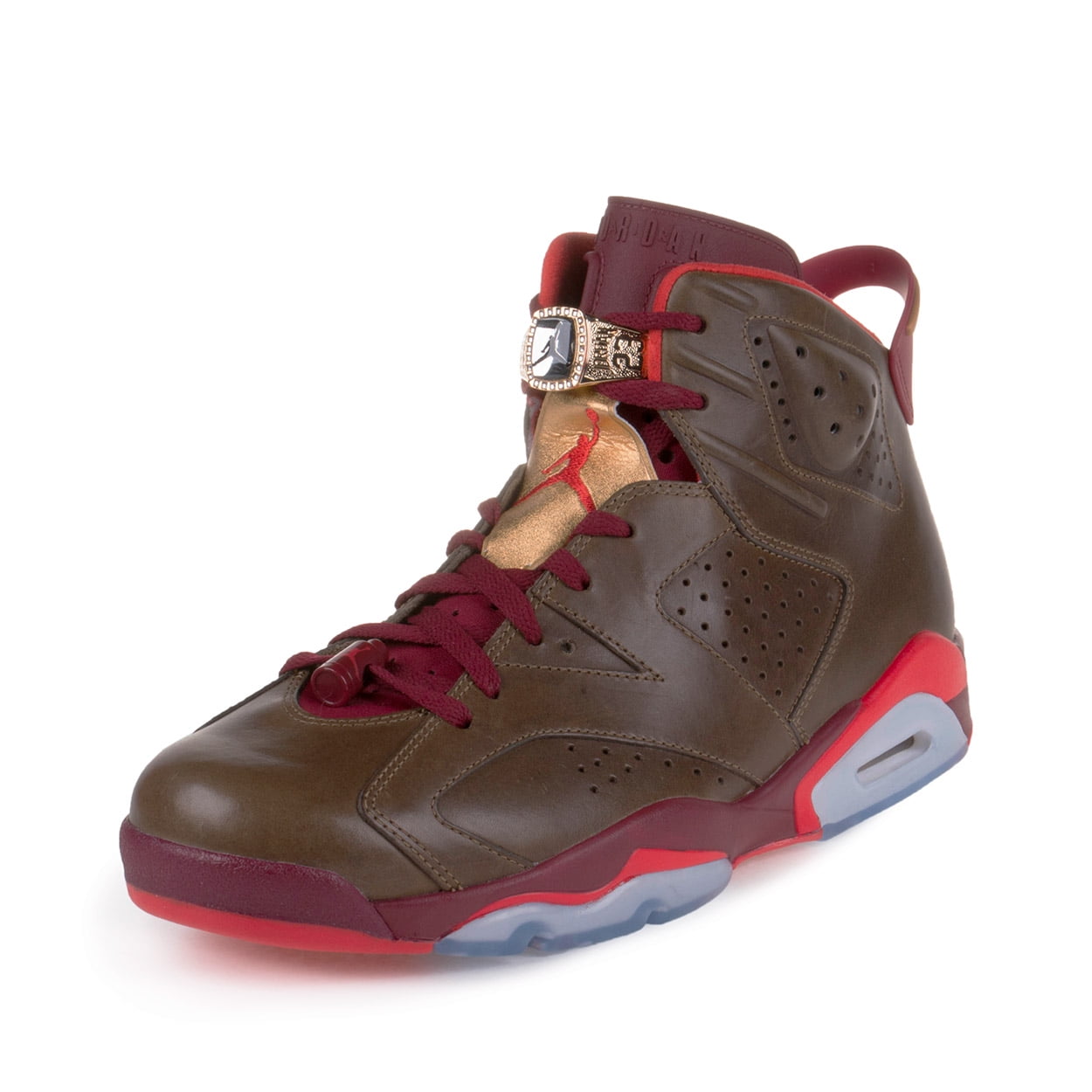 Nike Mens Air Jordan 6 Retro Cigar Raw Umberchilling Red 384664 250