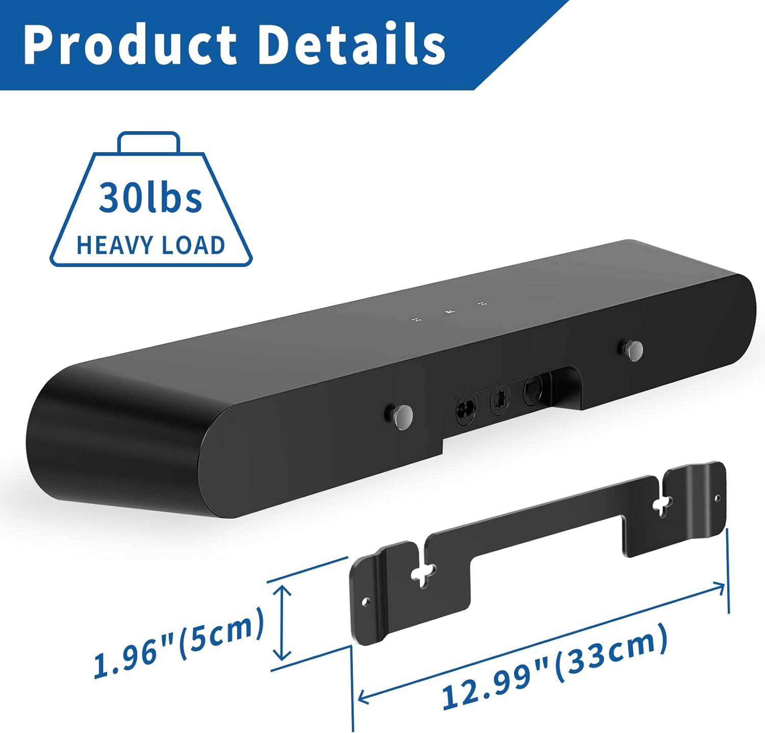 Aiweiwa Soundbar Mount for Sonos Ray Wall Mount Bracket Easy to
