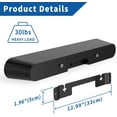 thumbnail image 5 of Aiweiwa Soundbar Mount for Sonos Ray Wall Mount Bracket Easy to Install for Sonos Ray Mount Under TV - Heavy Duty Floating Sound Bar Mounts for Sonos Ray Soundbar Wall Mount, Black, 5 of 6