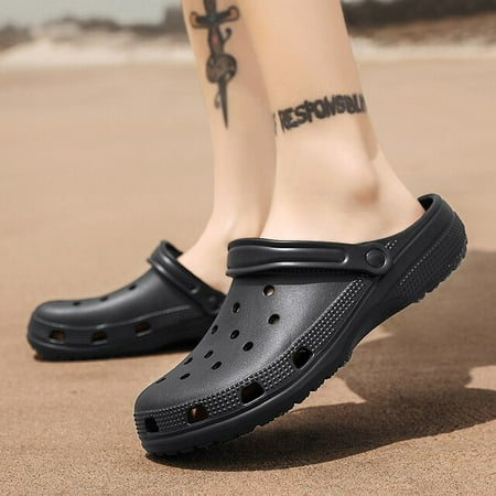 

Men s Air Cushion Sandals 2022 Garden Shoes High Quality Stretch Shock-absorbing Sandals Beach Shoes Outdoor Andalia Plataforma