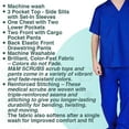 thumbnail image 5 of M&M SCRUBS Men Scrub Set, Men Medical Uniforms 102 (Royal Blue, XX-Large), 5 of 7