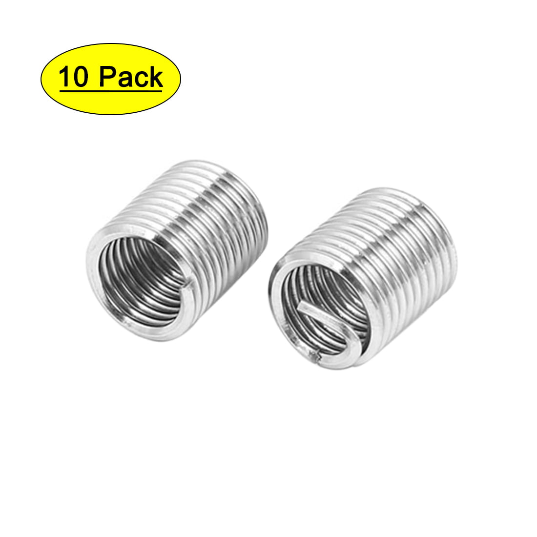 Details about   10x Stainless Steel Thread Inserts Reducing Nut Repair Tool Male Thread M6x1.0mm 