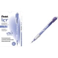 thumbnail image 2 of Icy Mechanical Pencil 0.7 mm, HB 2.5, Black Lead, Transparent Violet Barrel, Dozen, 2 of 3