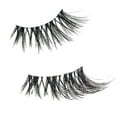 thumbnail image 6 of i-ENVY Half Lashes, Edge Fit False Eyelashes Natural Dramatic Look Wispy Cat Eye Clear Band Fluffy Volume Soft Strip Short Half Fake Eyelashes Light Weight Comfort Everyday Easy to Wear (NUDY FIT), 6 of 10