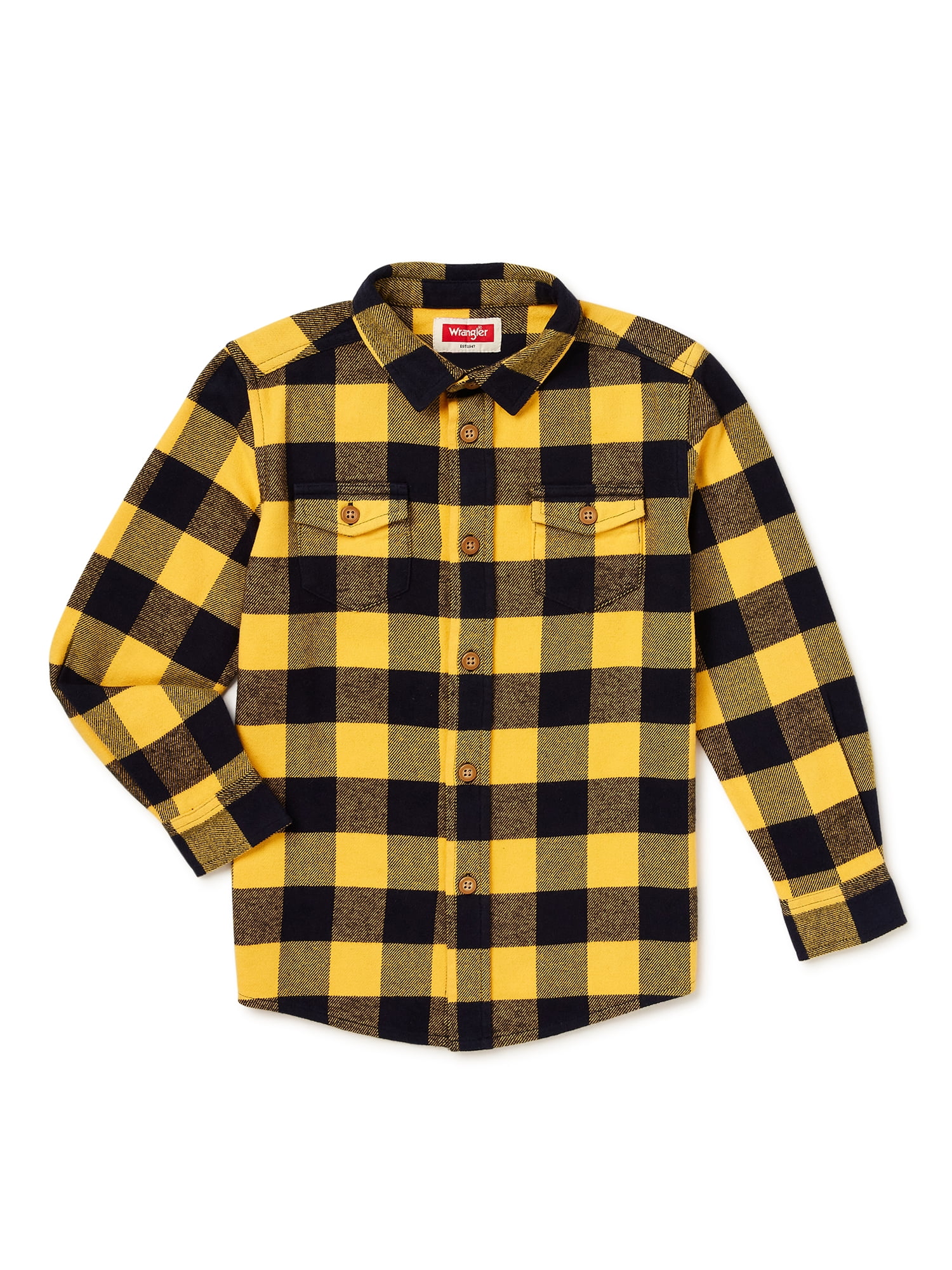 Wrangler Boys Heavyweight Flannel Shirt 
