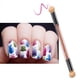 thumbnail image 5 of 1 juego de pinceles de gel de doble punta con 6 cabezales de esponja diferentes para decoración de uñas., 5 of 6