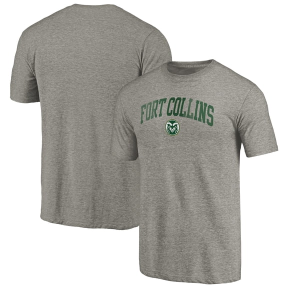 Men's Gray Colorado State Rams Arched City Tri-Blend T-Shirt