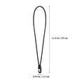 thumbnail image 2 of LABSERRON 25pcs Compact Elastic Straps Black PP for Efficient Packing, 2 of 6