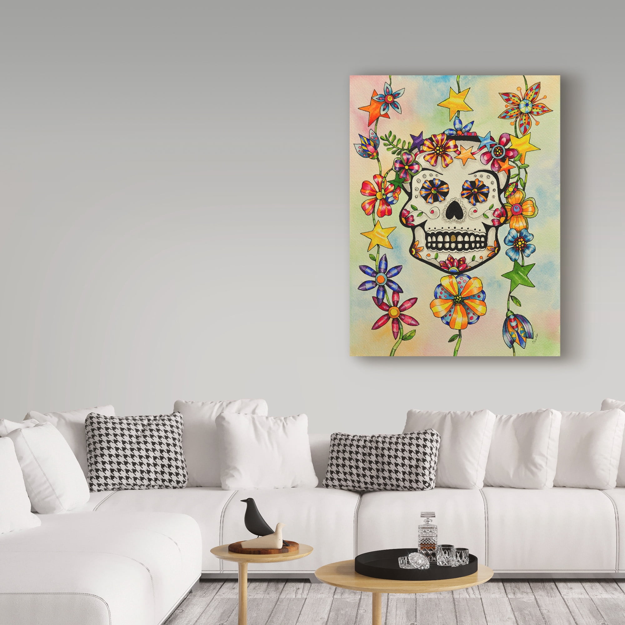 Trademark Fine Art 'Estrellas' Canvas Art by Charlsie Kelly