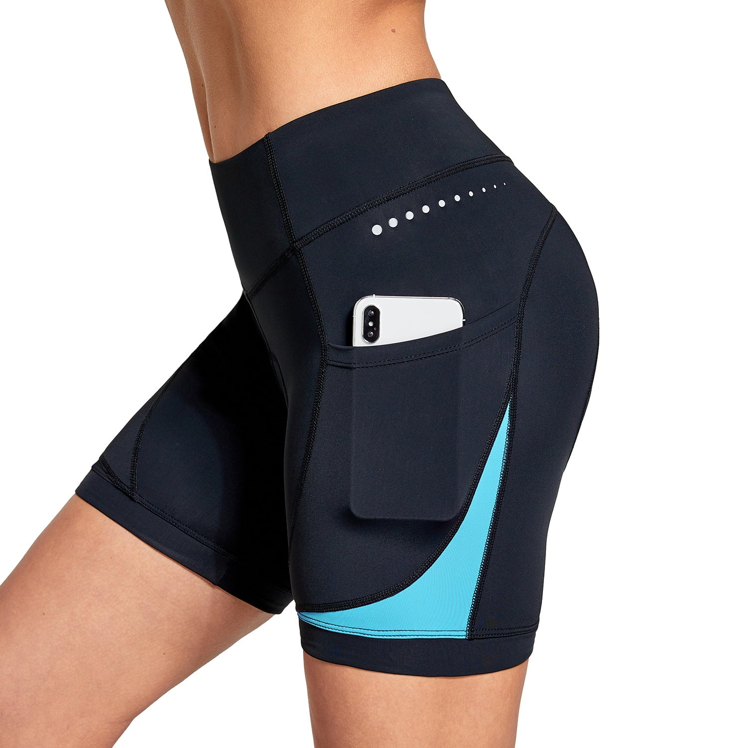 BALEAF Men's Bike Shorts 4D Padded 4.7 Cycling Underwear with Non-Slip Silicone Bicycle Mountain Biking MTB 