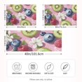 thumbnail image 2 of Yayeee Pillowcase Standard Size Set of 2 Satin Wrinkle Resistant Pillow Case, Pink Blueberries, 2 of 7