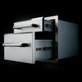 thumbnail image 3 of Spire Vertical Double Drawers (5"/10"), Perfect for Outdoor Island Kitchens, 780-0017A, 3 of 13