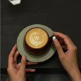 thumbnail image 4 of Creative Suspended Coffee Cup and Saucer Set High-Value Design Ceramic Coffee Cup Gift 320ML, 4 of 8