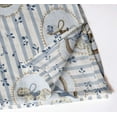 thumbnail image 2 of Vargottam Blue Animal Print Cotton Muslin Napkins - Set of 12, 20-Inch, Luxurious Soft Cloth Napkins for Dining & Events, Absorbent, Washable & Tableware, 2 of 7