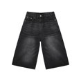 thumbnail image 1 of Pantalones vaqueros vintage americanos de cintura alta para hombre y mujer, estilo casual de los años 2000, lavados, holgados, estilo Y2K, de pierna ancha, estilo grunge, estilo urbano., 1 of 6