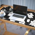 thumbnail image 3 of Long Mouse Pads for Desk,Halloween Cute Ghosts Pattern Desk Mats on Top Of Desks, Desk Mouse Pad Extra Large with 3mm Non-Slip Base and Stitched Edge for Gaming,Office,Work,Home 35.4"x15.7", 3 of 6