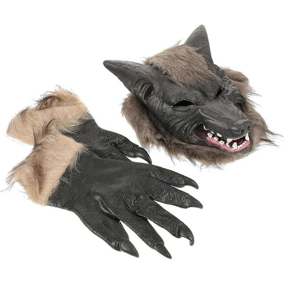 Roleplay Items Wolf Head Mask for Cosplay 1Set Halloween Party Props