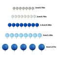 thumbnail image 3 of 50Pieces Balloon Styles Cake Toppers Set Party Supplies Elegant Cake Ornament Foam Texture for Creative Holiday Dessert, 3 of 8