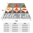 thumbnail image 3 of Vsdgher Hello Fall Gnomes Ultra-Soft Micro flannel Blanket Throw Blankets for Couch Sofa, Bed (4 sizes)-50"x40", 3 of 7